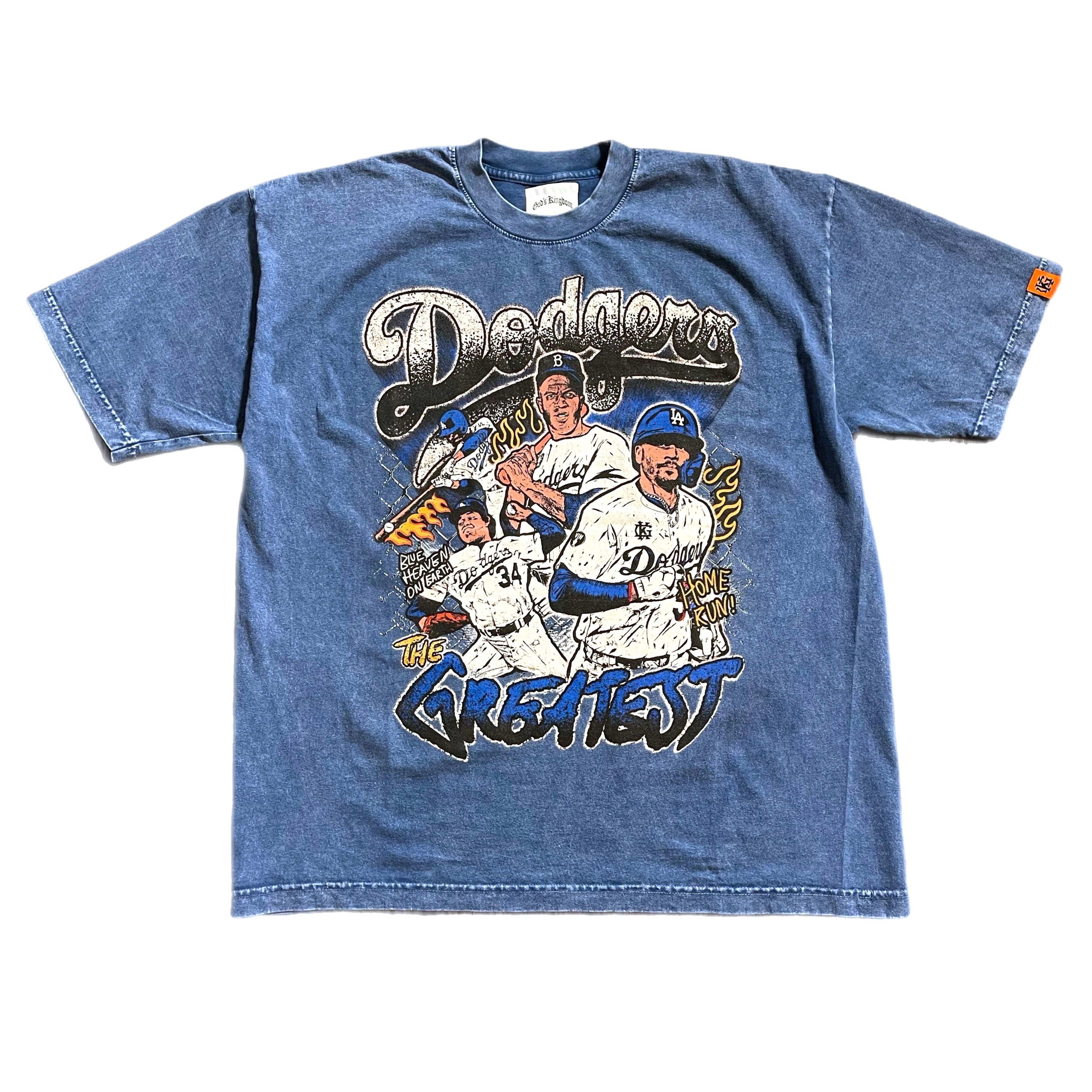 “Dodgers” Tee (Vintage Blue) 💙