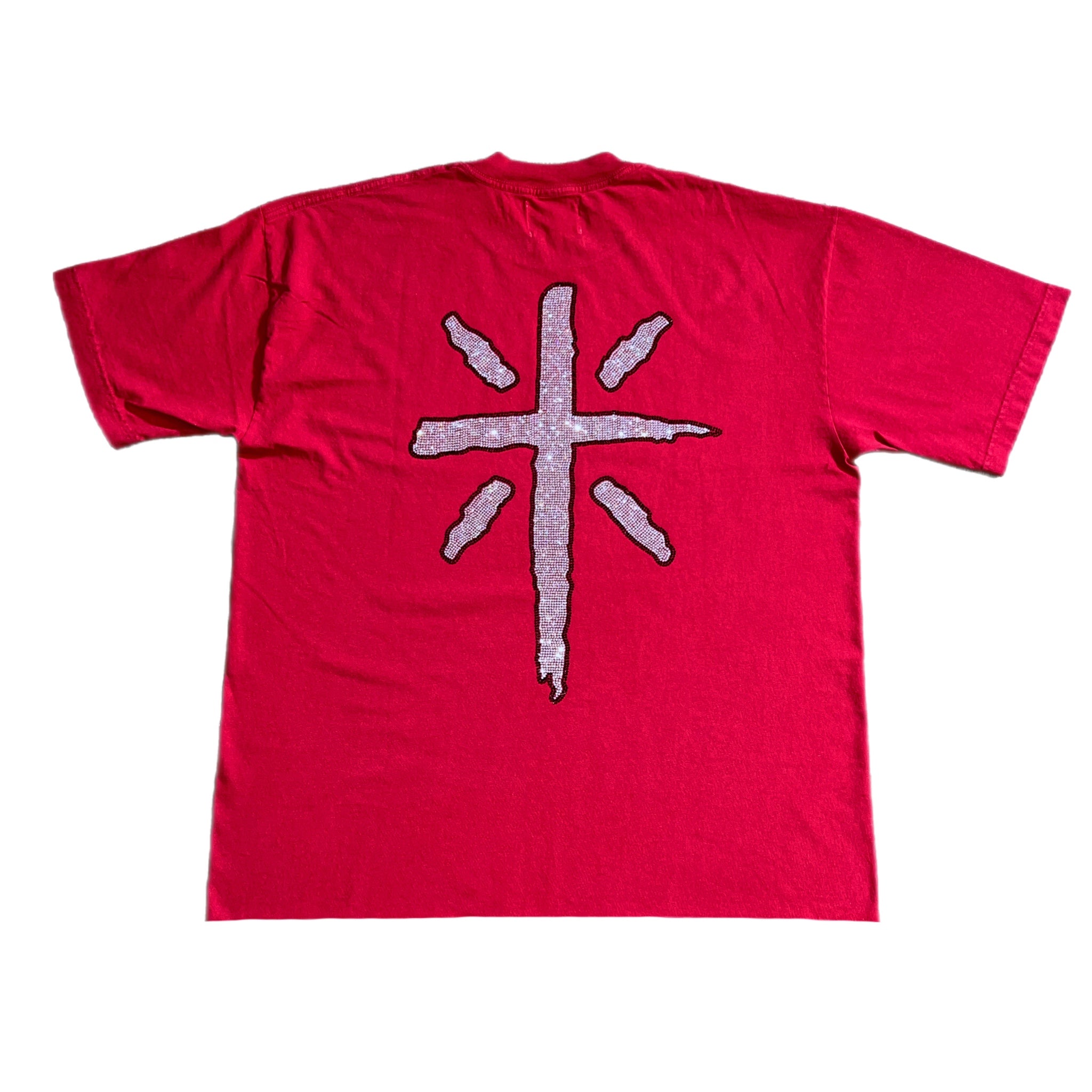“Blood of Christ" Rhinestone Tee - God's Kingdom