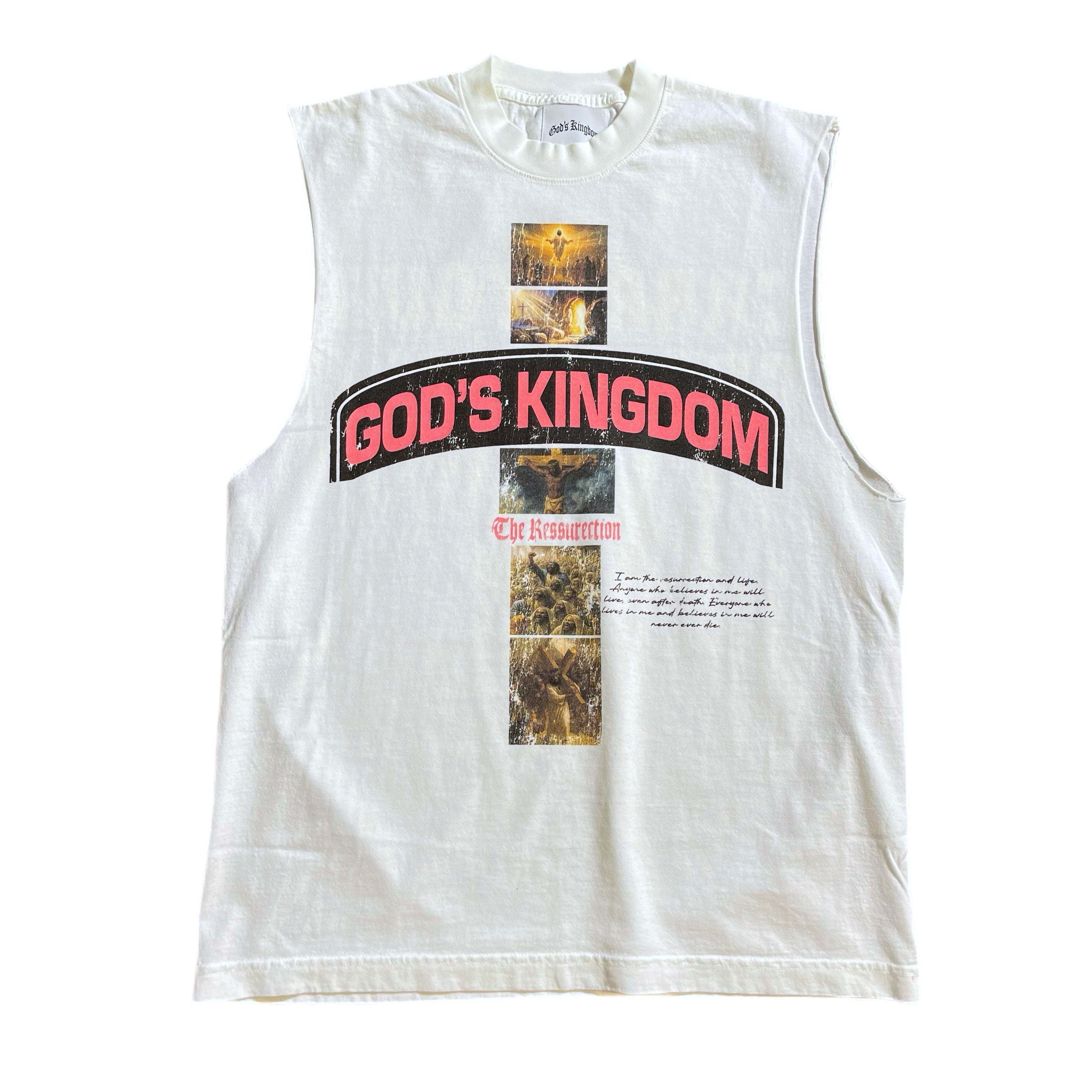 “Resurrection” Muscle Tank (Off-White)