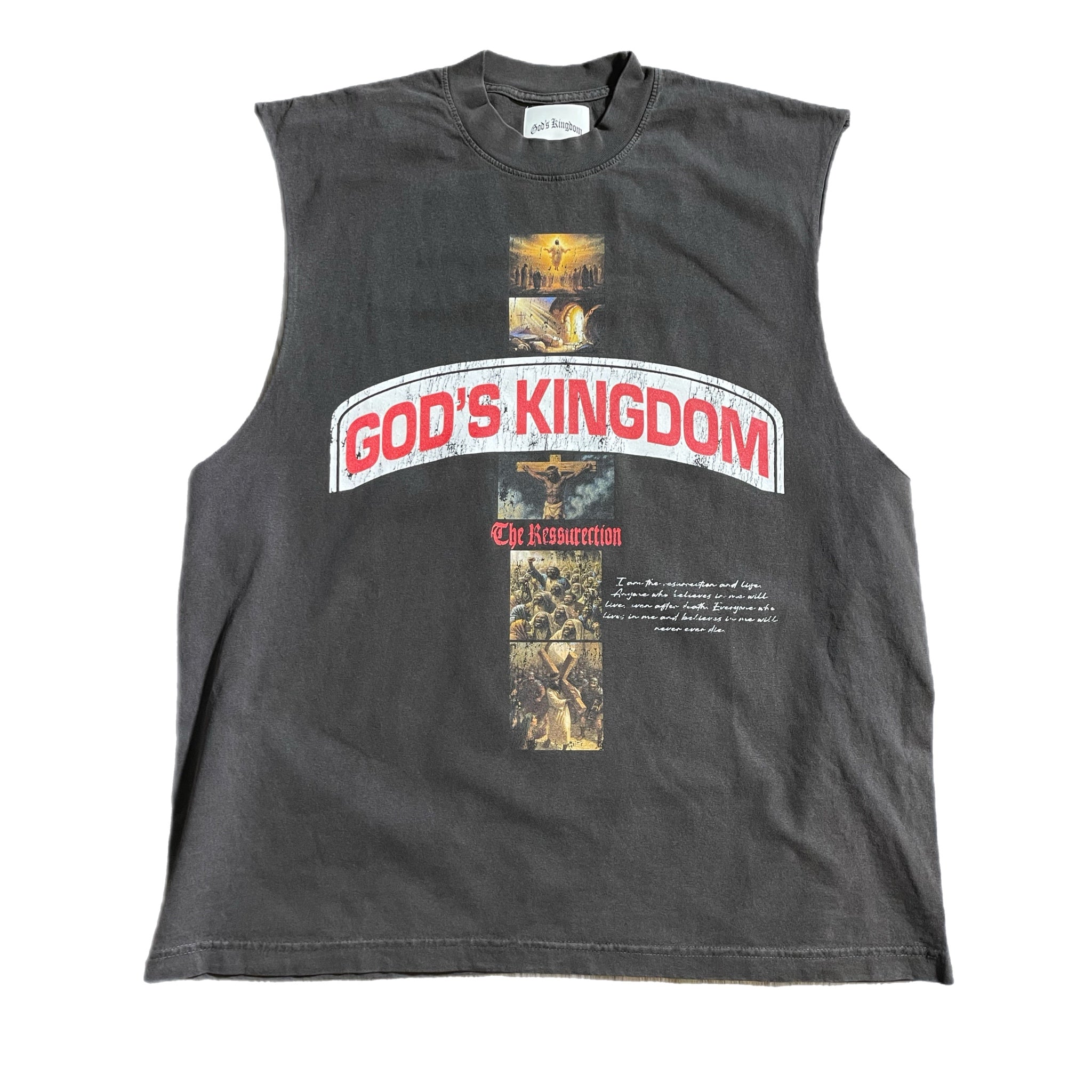 “Resurrection” Muscle Tank (Vintage Black)