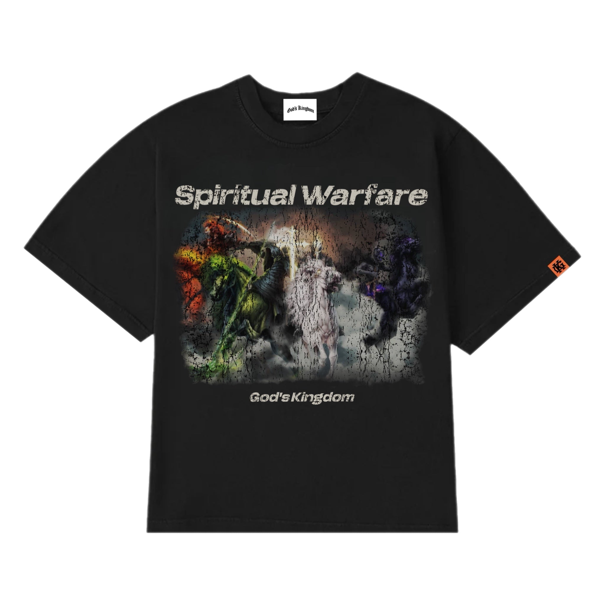 "Spiritual Warfare" Tee (Black)