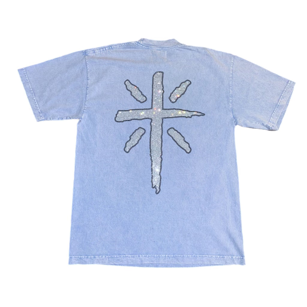 "Fight The Good Fight" Sky Blue Tee