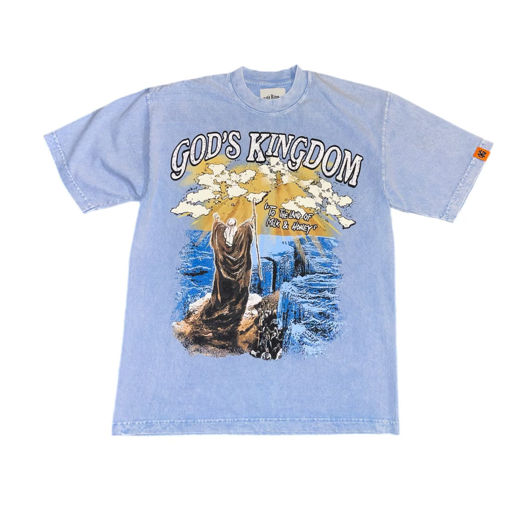 "Moses" Sky Blue Tee
