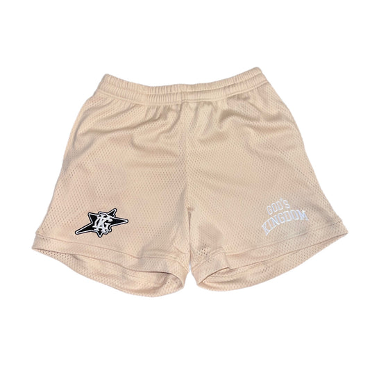 Mesh Shorts (Beige)