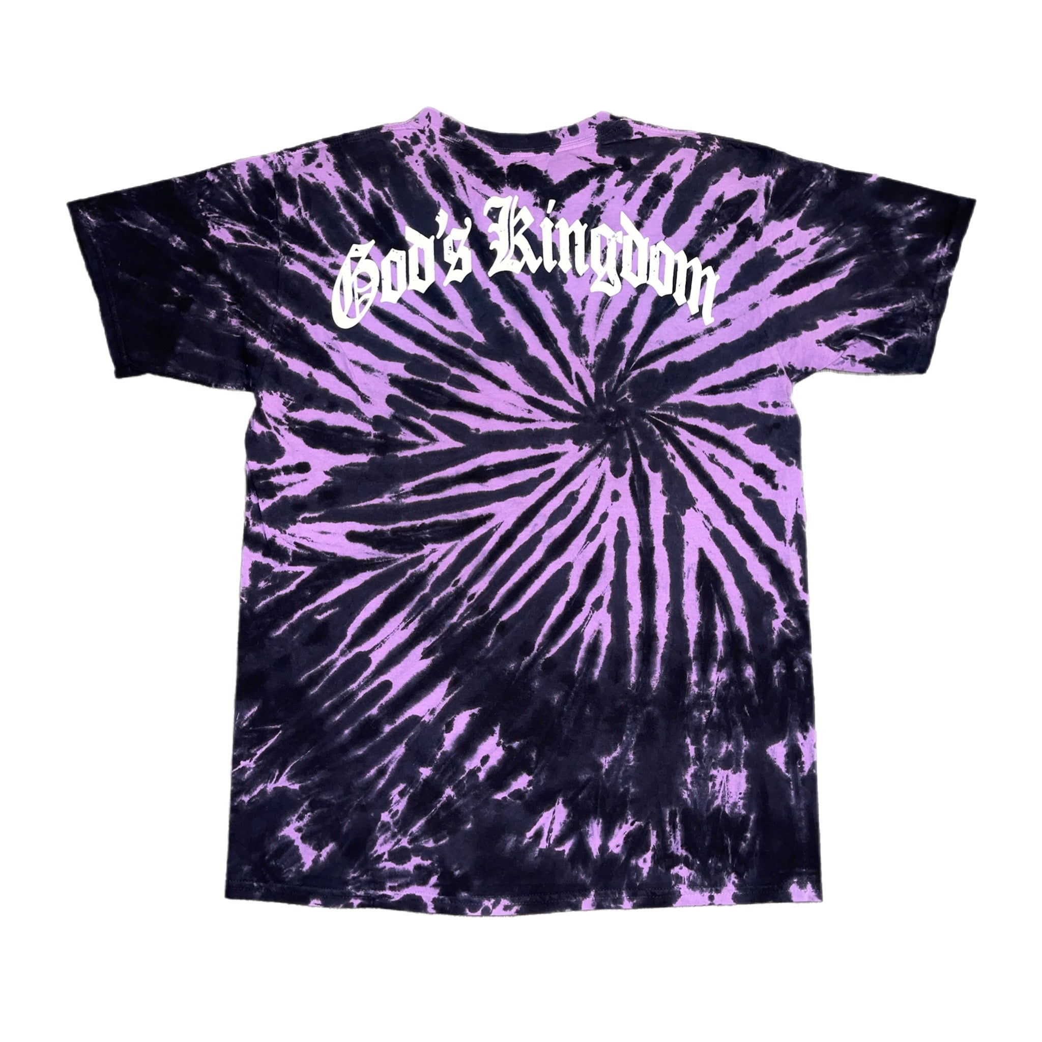 "Essential" Purple Tie Dye OG Logo Tee