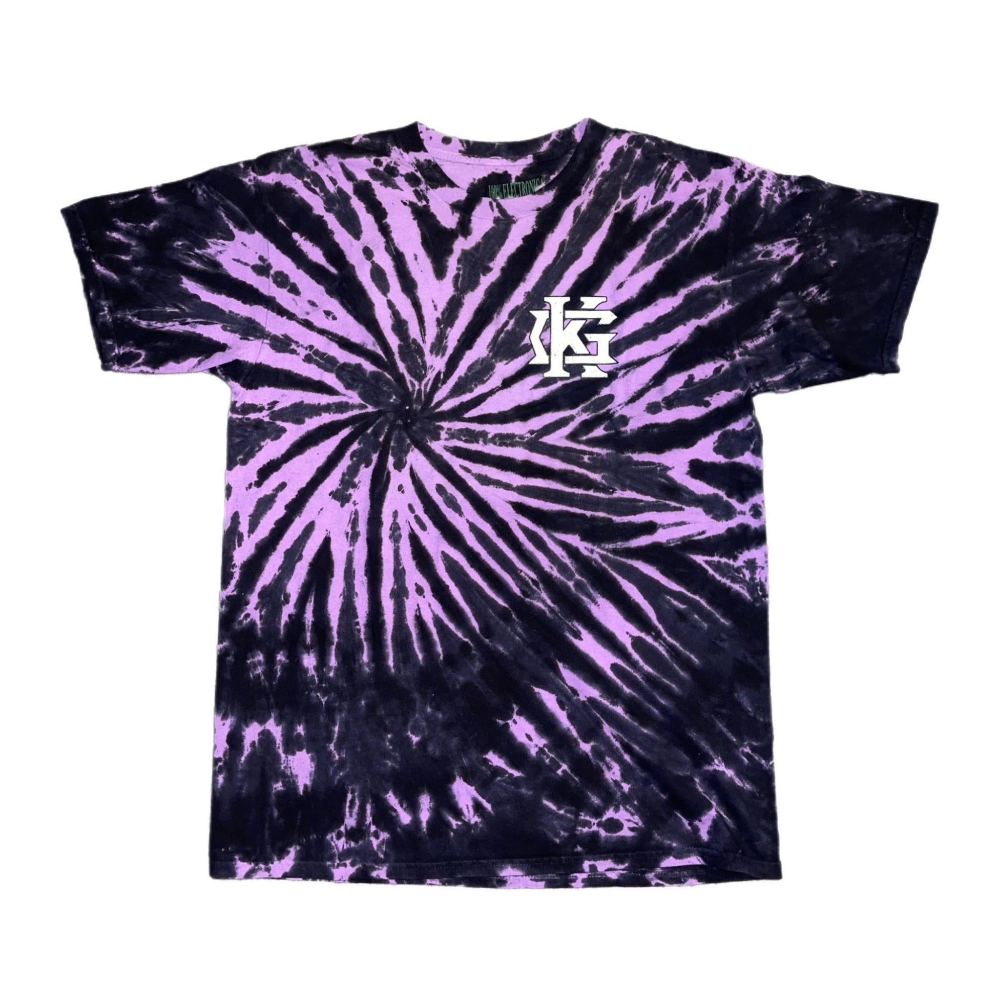 "Essential" Purple Tie Dye OG Logo Tee