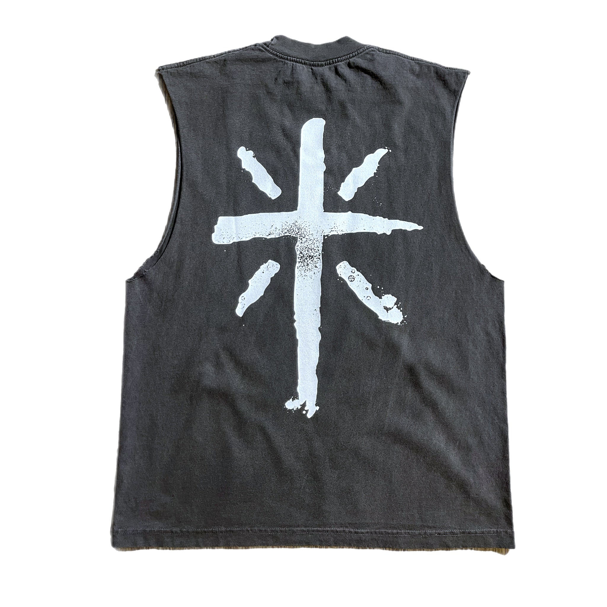 Jesus “Collage” Muscle Tank (Vintage Black)