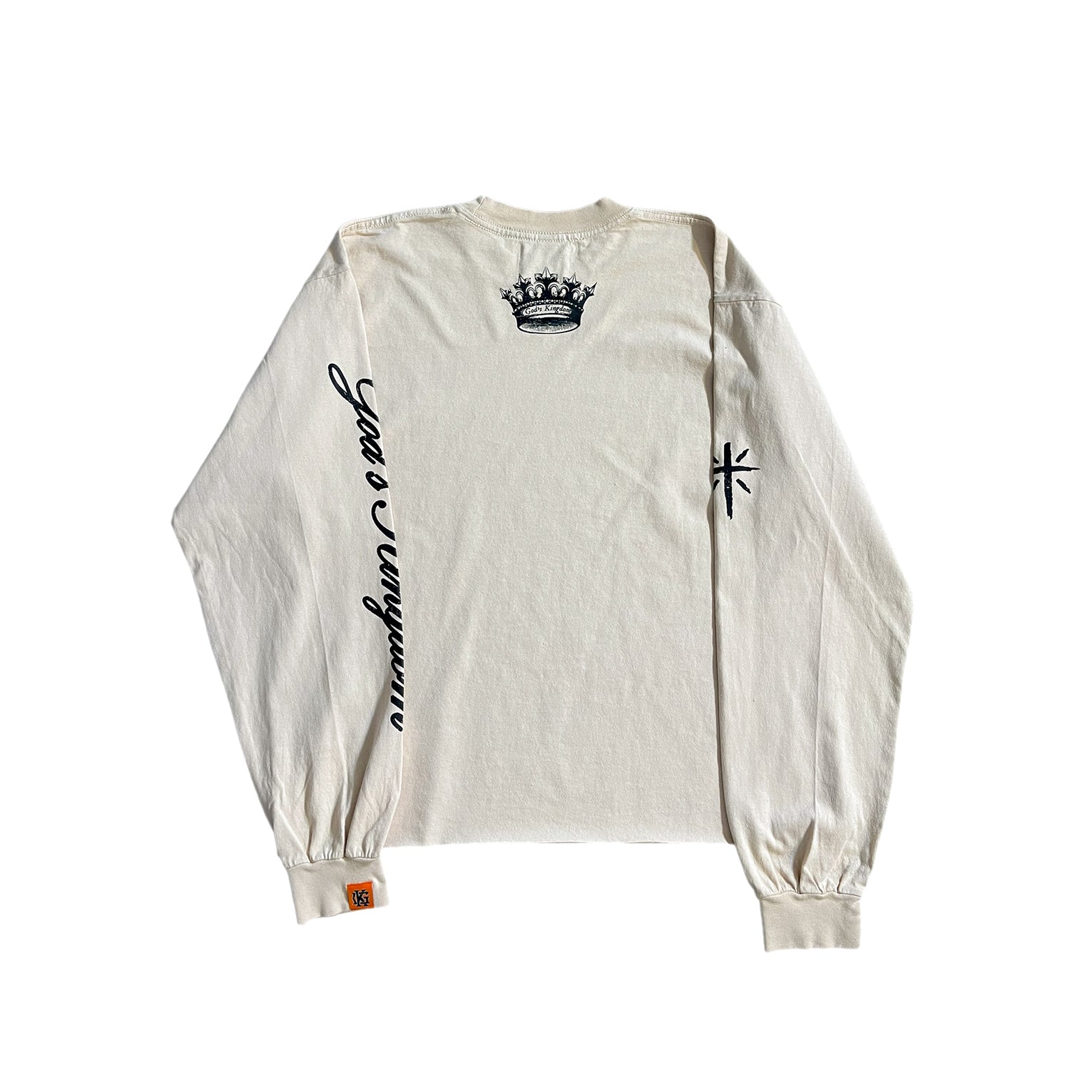 “Crown” Longsleeve Tee (Beige)