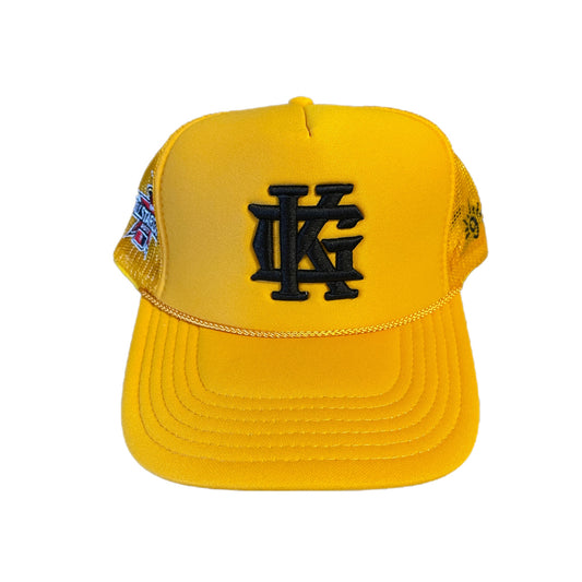 GK CLASSIC TRUCKER HAT in GOLDEN YELLOW