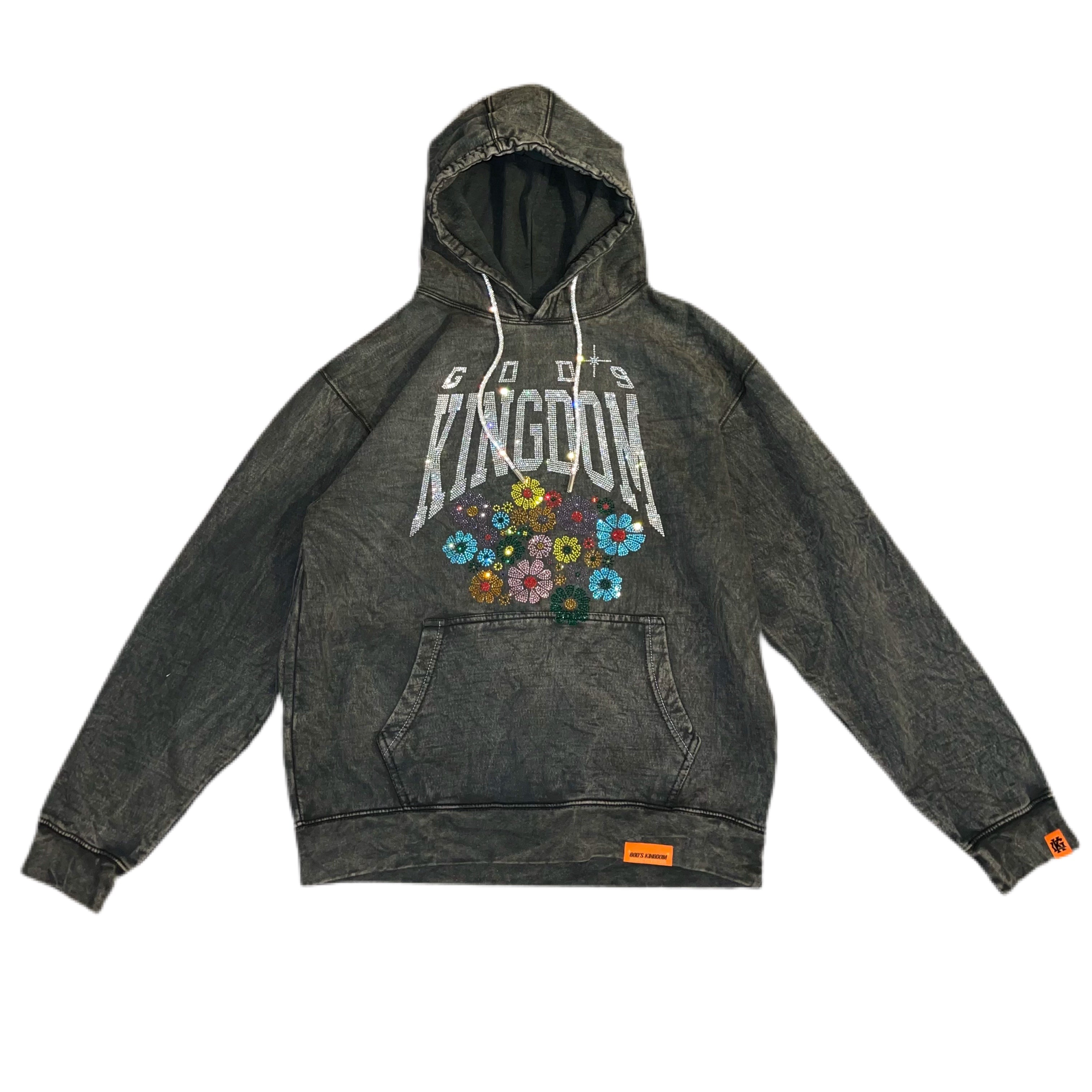 Floral Eternal Forrest Green Hoodie