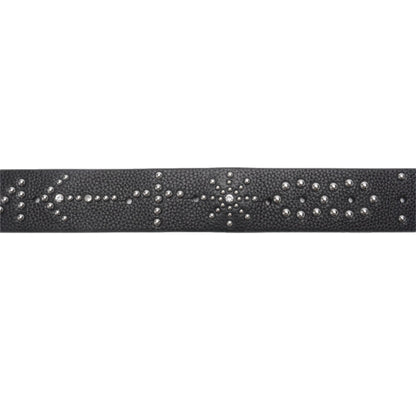 “The Belt of Truth” God’s Kingdom Studded Leather Belt [Black]
