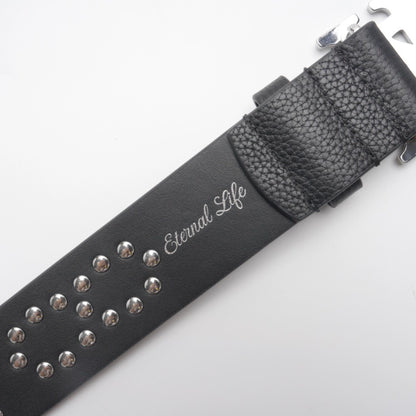 “The Belt of Truth” God’s Kingdom Studded Leather Belt [Black]
