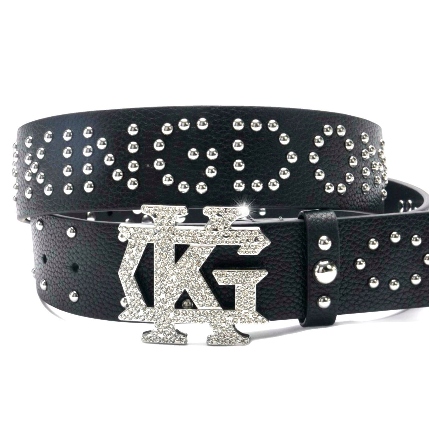 “The Belt of Truth” God’s Kingdom Studded Leather Belt [Black]
