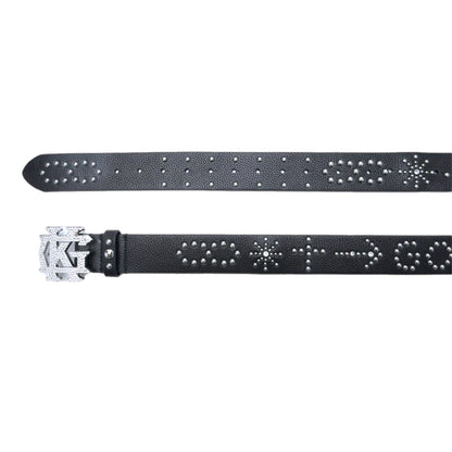 “The Belt of Truth” God’s Kingdom Studded Leather Belt [Black]