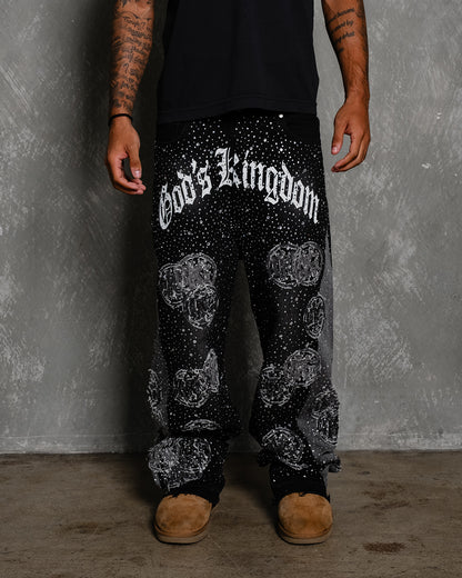 Space Black "Divinity" Jeans - God's Kingdom