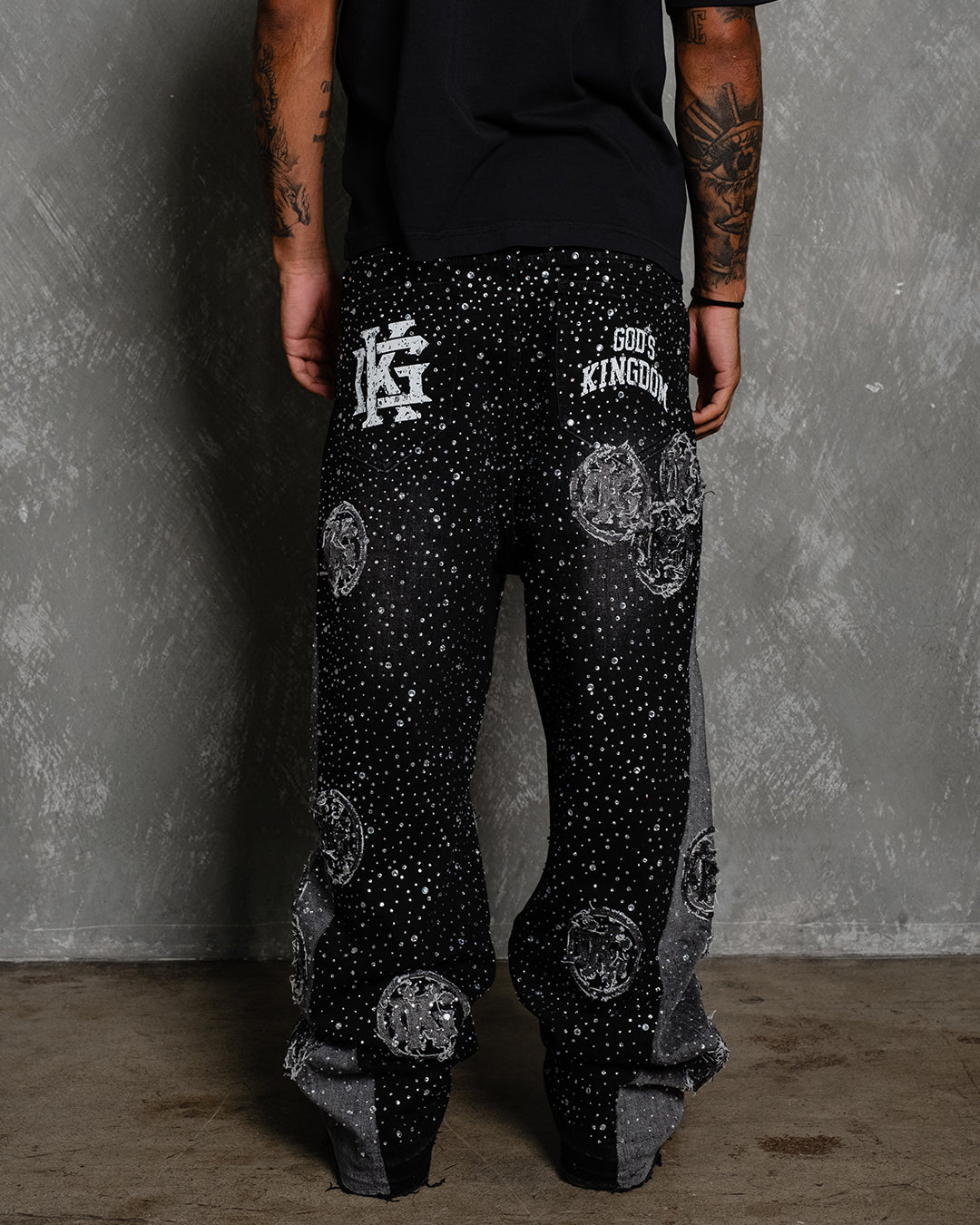 Space Black "Divinity" Jeans - God's Kingdom