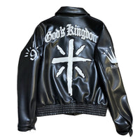 God’s Kingdom “King of Kings' Leather Varsity Jacket