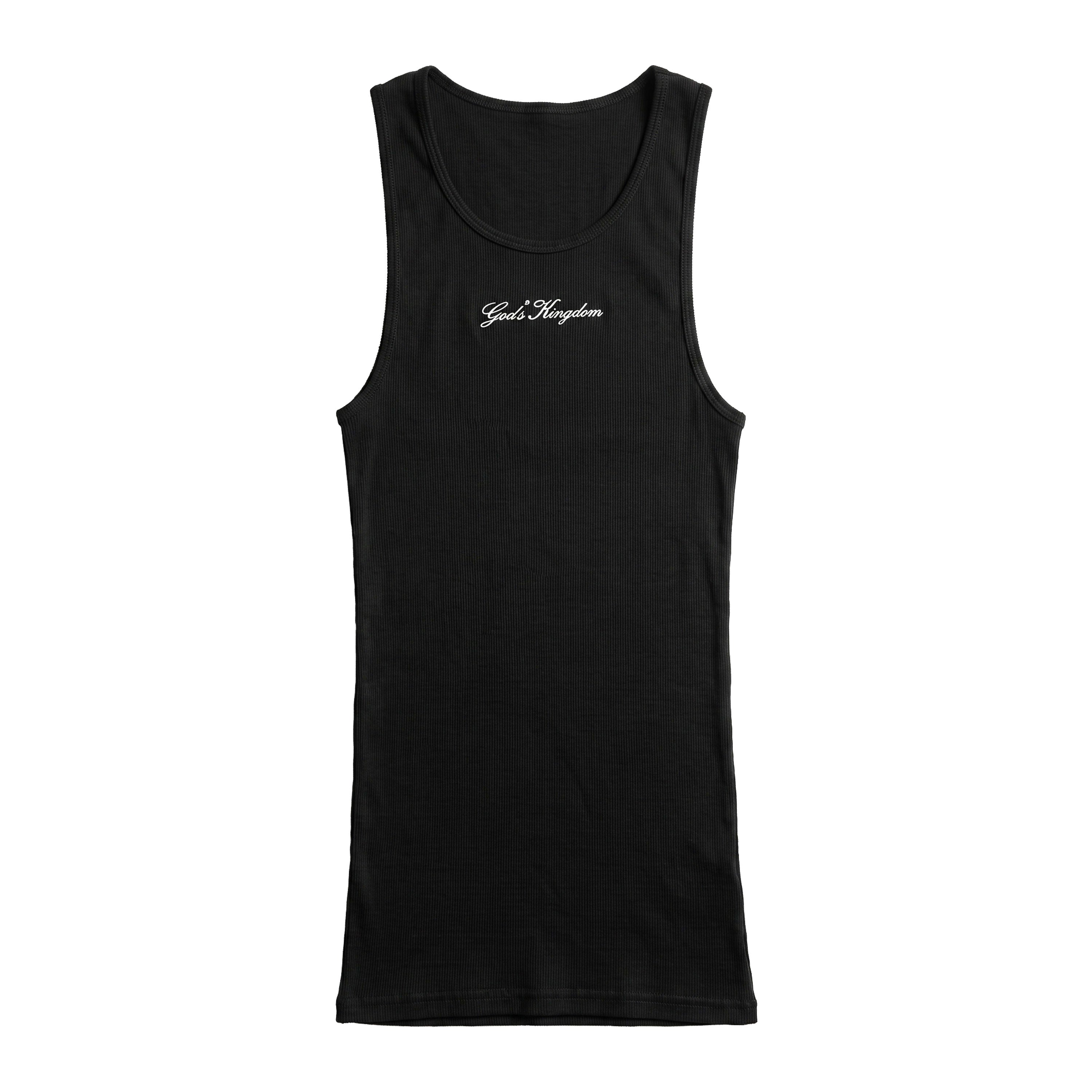 Ribbed Tank Top (Black)