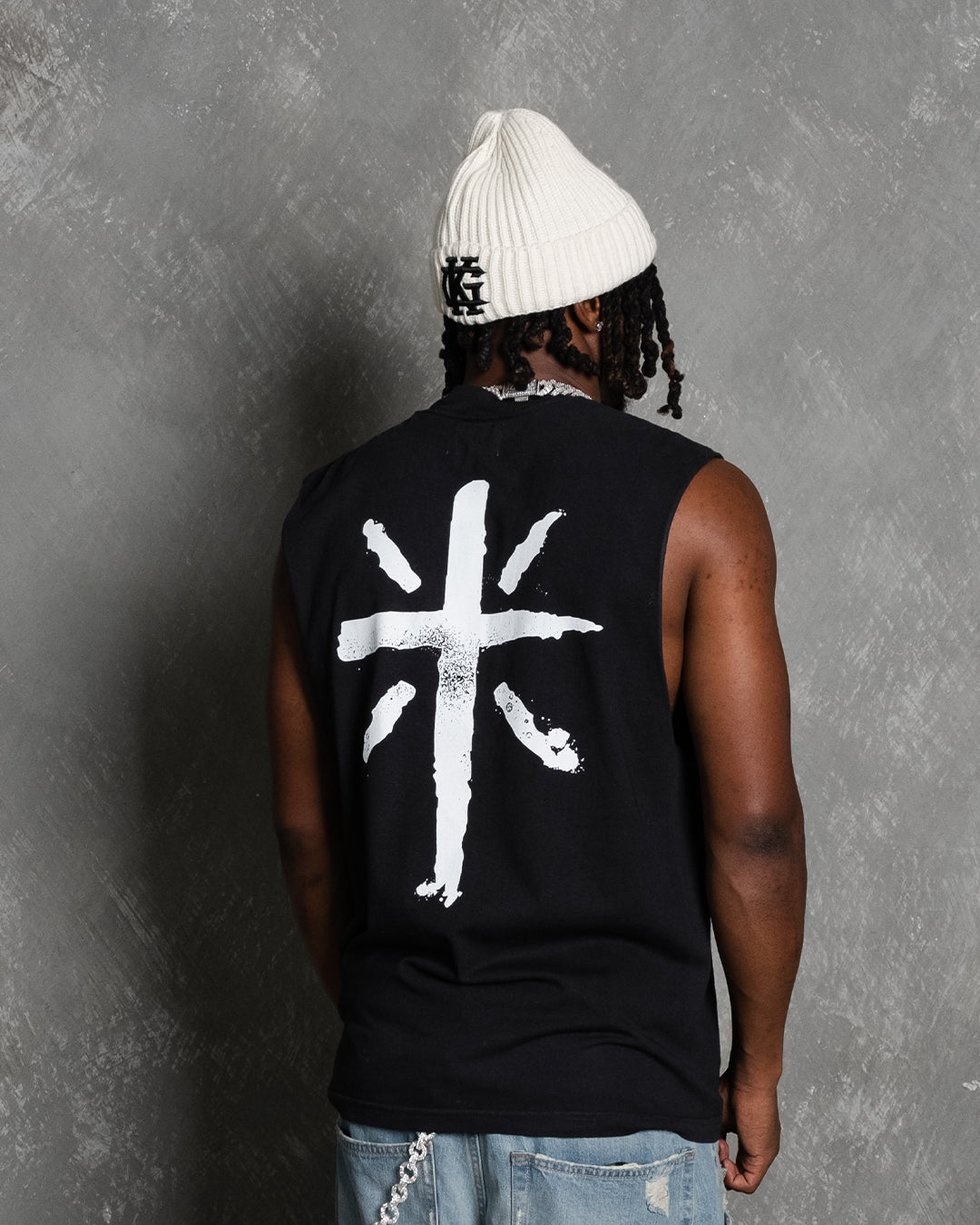 Jesus “Collage” Muscle Tank (Black)