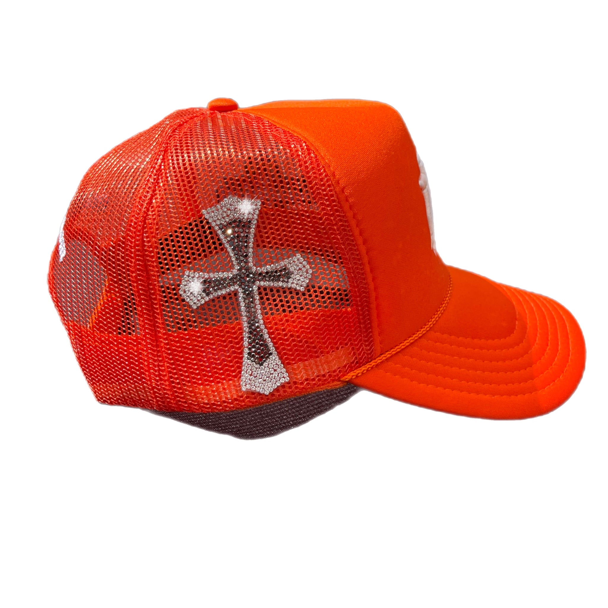 Rhinestone “Cross” Trucker