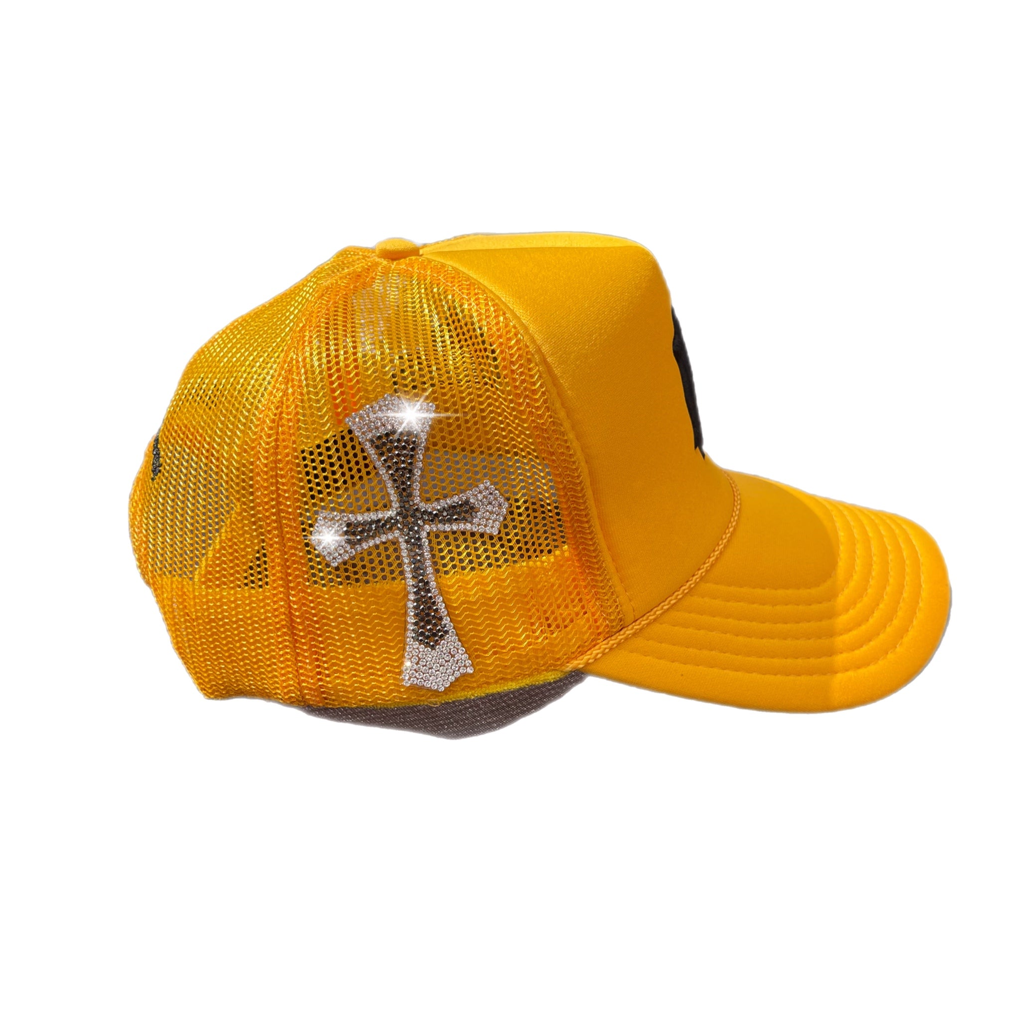 Rhinestone “Cross” Trucker