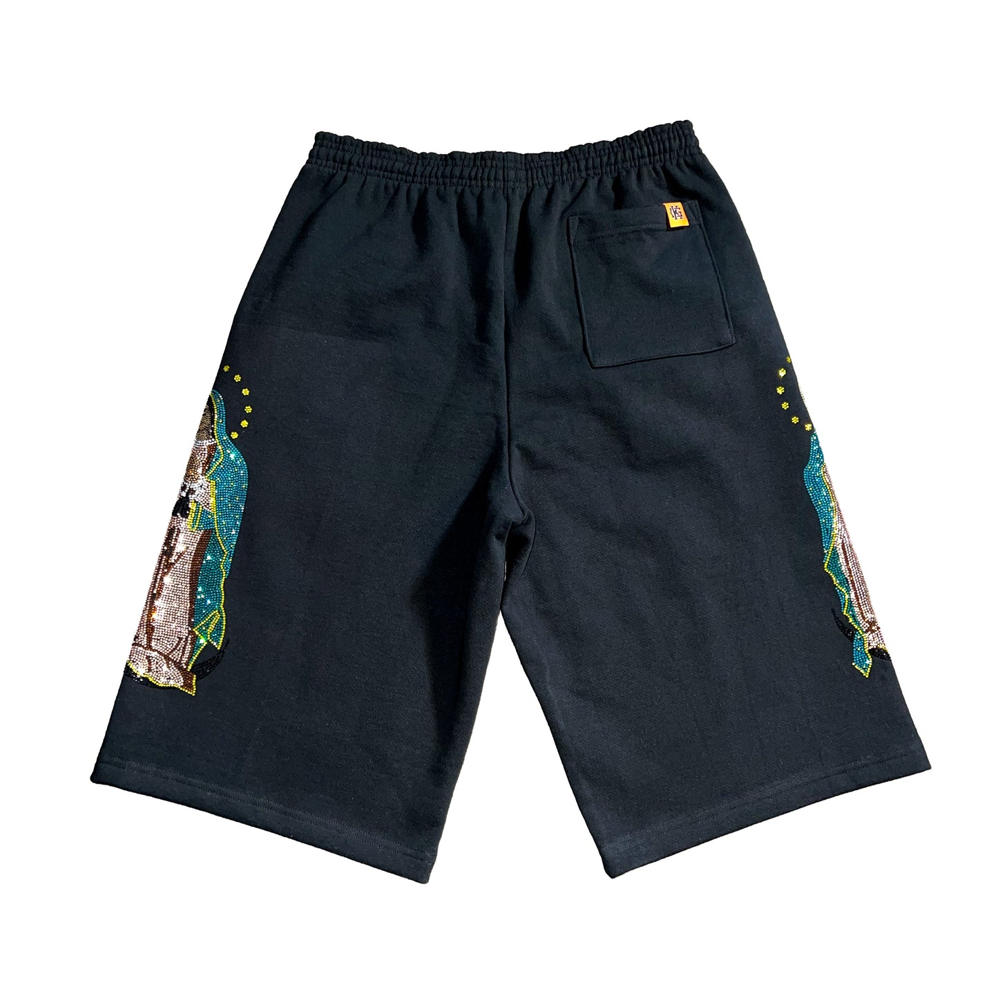 "Guadalupe" Baggy Jorts (Black)