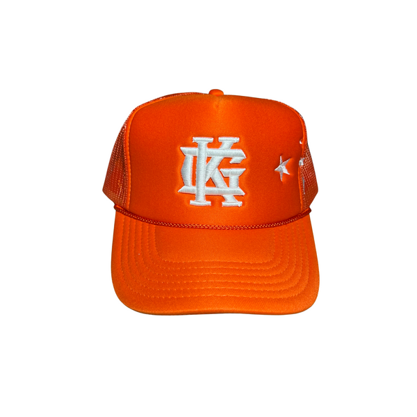 GK CLASSIC TRUCKER HAT in FINE ORANGE