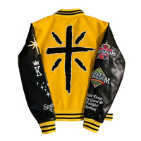 God’s Kingdom “All Star” Varsity Jacket (Sun Yellow)