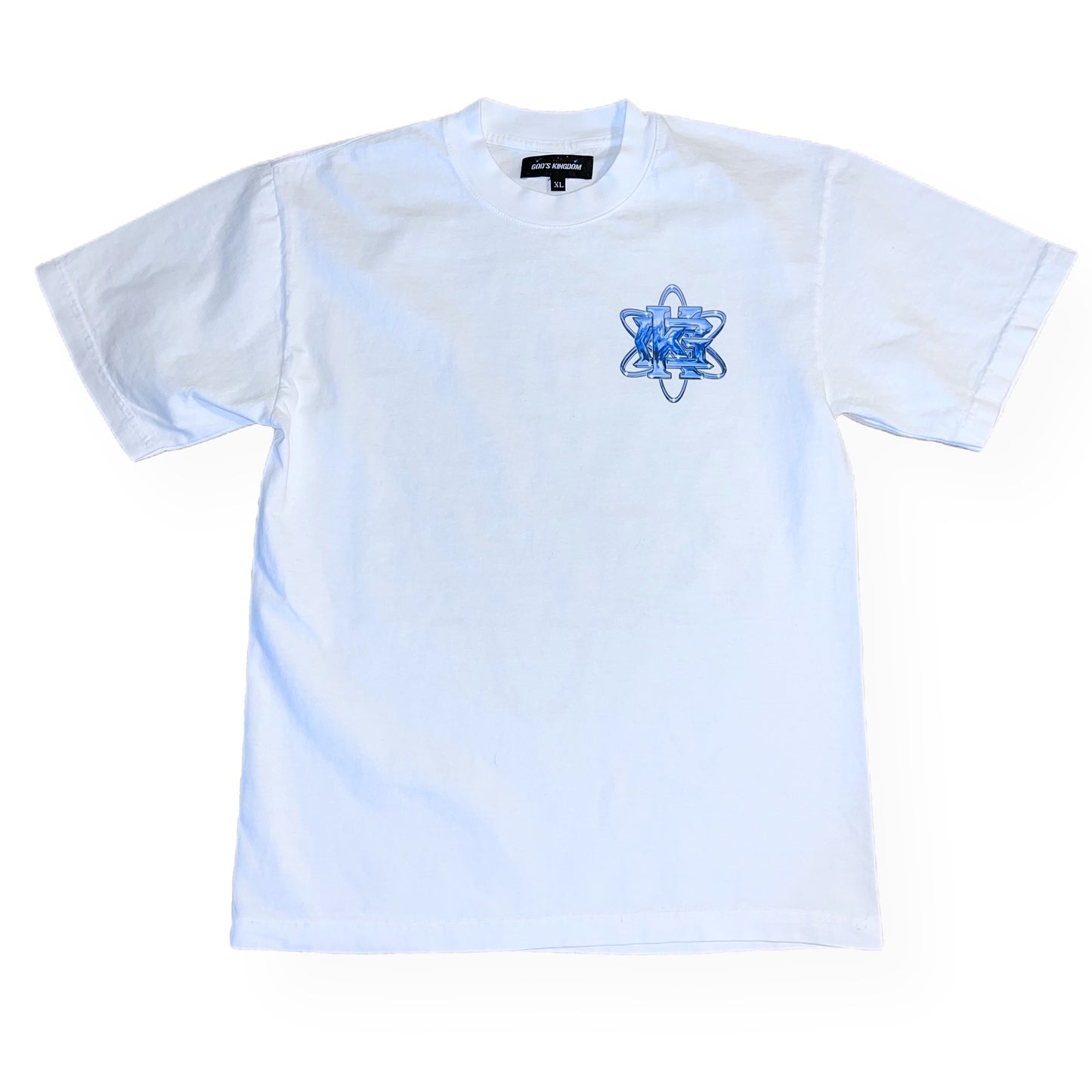 GK Blue Chrome Atom Tee